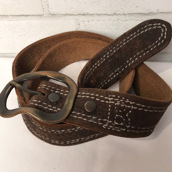 Other - Buckle B Belt brown leather M/L 34-40”